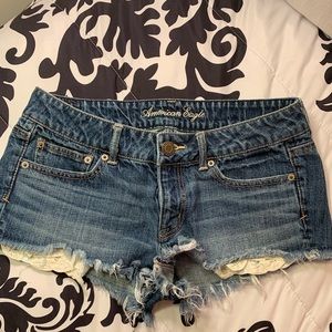 American eagle jean shorts size 8